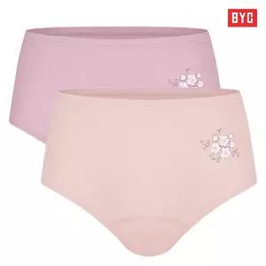[BYC] 여성용 더안심 순면 요실금팬티 2매입 / 흡수패드강화 대용량 샘방지 안심팬티