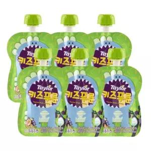 테일러 팜스 공식] 어린이용 키즈 푸룬주스 80ml x 6팩