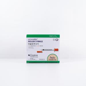 성심 인슐린 주사기 일회용 멸균 당뇨 침 강아지 고양이 1cc 29G 13mm 100개