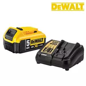 [디월트][ML] 디월트 정품 20V MAX/5.0Ah 리튬이온 배터리 DCB184-KR +리튬이온 배터리 충전기 DCB115-KR