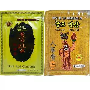 홍삼 한방 패드 골드 인삼 패드 건강 패치 파스형