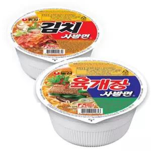 [농심] 육개장 사발면 24개입/김치사발면e