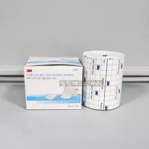 (3M)쓰리엠 소프크 클로스 테이프 위드라이너(부직반창고) 10cm x 10m / 2764