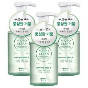 (마이크로미셀라 리뉴얼) 솝베리 오리지널 버블폼 마이크로클린 300ml x 3개