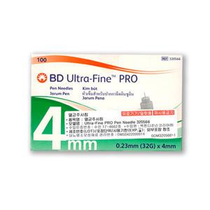 BD 비디 울트라파인 프로 펜니들 4mm 멸균 주사침