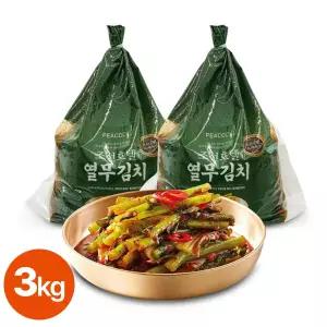 [피코크] 조선호텔 열무김치 3kg(1.5kg x 2팩)