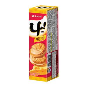 오리온 나! 치즈크림 77g 10개입 비스켓 과자 간식