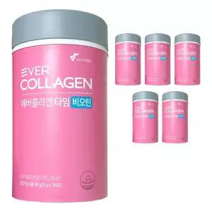 에버콜라겐 타임 비오틴 30포 6통 6개월분