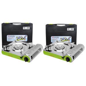 맥스 고화력 스텐 슬림 휴대용 가스렌지 MS-3500S x 2개 가스버너