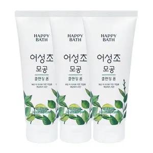 [해피바스] 어성초 모공 클렌징폼 200g x3