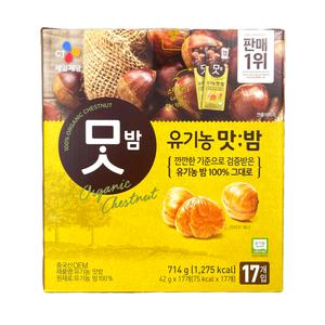 CJ 유기농 맛밤 42g X17 (714g)