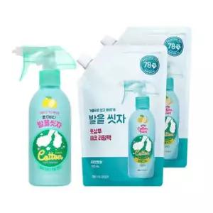 발을씻자 레몬 풋샴푸 385ml1개+리필 500ml2개