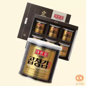 대천김 곱창김 캔김 30g 6캔입 선물세트 박스포장