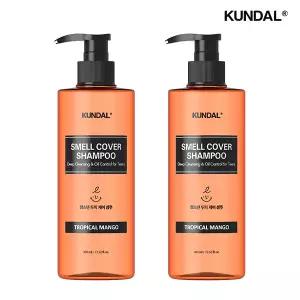 쿤달 올데이 스멜 커버 청소년 샴푸 400ml 2개