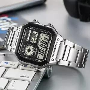 [CASIO] 카시오 AE-1200WHD-1A 남성 메탈 디지털시계 15073643)