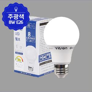 비츠온 304313 LED벌브 8W A60 주광