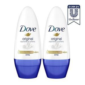 [도브]데오드란트 롤온 오리지널 40ml 2개