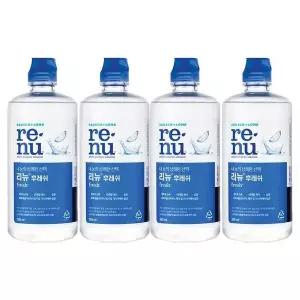 [셀러허브][리뉴] [리뉴] 후레쉬 500ml 4개 렌즈세정액 세척액 (S11333522)