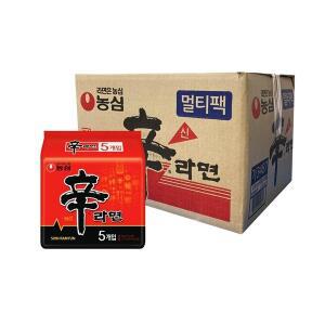 [기타][시선] 농심 신라면 멀티팩120g(5개입) x 8번들(1박스)