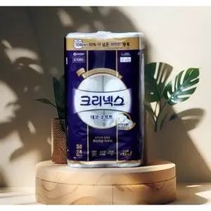 유한킴벌리 크리넥스 데코앤소프트 와이드 33m 24롤 x 2팩 화장지