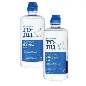 [셀러허브][리뉴] [리뉴] 후레쉬 500ml 2개 렌즈세정액 세척액 (S11333520)