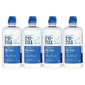 [리뉴] [리뉴] 후레쉬 500ml 4개 렌즈세정액 세척액