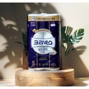 [유한킴벌리] 유한킴벌리 크리넥스 데코앤소프트 와이드 33m 24롤 x 2팩 화장지