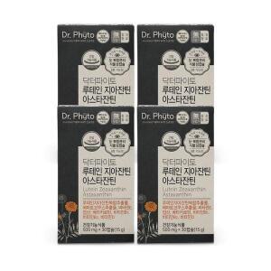 닥터파이토 루테인 지아잔틴 아스타잔틴 500mg x 30캡슐 4개 Ss