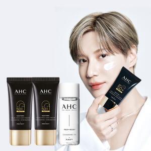 AHC 마스터즈 아쿠아리치 선크림 듀오세트+(GIFT)클렌징오일20ml