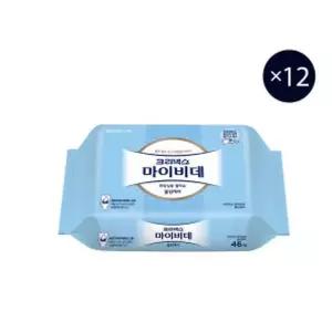 NEW 마이비데 클린케어 리필형 46매 X 6팩+6팩 | 크리넥스 | 엠보싱 개운한 화장지 클린케어 팬트리 화장실