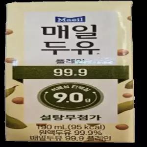 매일두유 99.9 무가당 식물성 단백질 190ml x 48팩 대용량