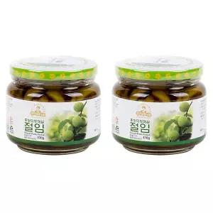 (식품명인) 홍쌍리 매실장아찌 매실절임 430g ,2개
