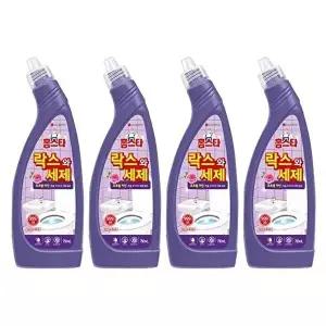 [셀러허브 생활리빙][홈스타] 락스와 세제 후로랄 파인 750ml x 4개 (11308192)