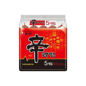 [농심] 신라면 120g 5입 멀티 8봉