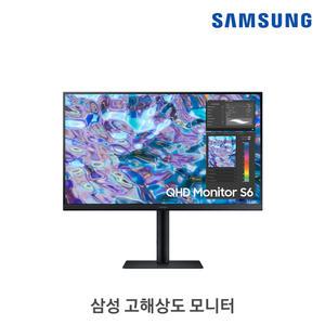 삼성전자 S27B610 QHD 모니터 IPS 75Hz 피벗 틸트 스위블 68.4cm FreeSync
