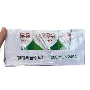 H) 서울 멸균흰우유 200mlx24(박스) x 1개 d26768
