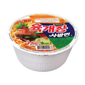 [농심] 육개장 작은컵 컵라면 24개입