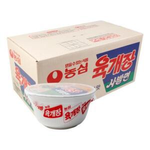 MZ_농심 육개장사발면(소) 86g 24ea(박스) 컵라면