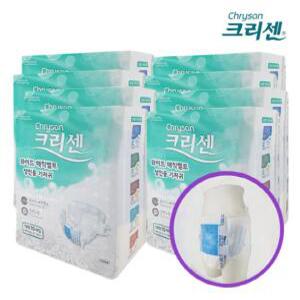 크리센 성인용기저귀 와이드 매직벨트 대형 10매x8팩(1박스) /041113