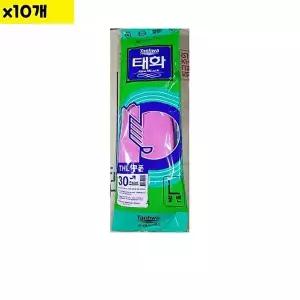 [알티피아]고무장갑 꽃밴L 분홍 태화 x10개 식자재 주방 용품 (WDAACFF)