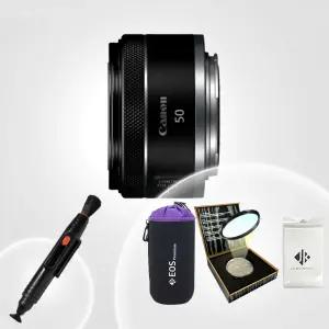 캐논 RF 50mm F1.8 STM  + MCUV 필터 + 방수파우치 +렌즈 클리닝펜+ 포켓융 _WJK