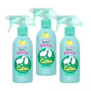[온더바디] 발을씻자 코튼 풋샴푸 프레쉬 레몬민트 385ml 3개