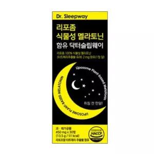 [보리보리/땡큐온]리포좀 식물성멜라토닌함유 닥터슬립웨이 450mg x30정