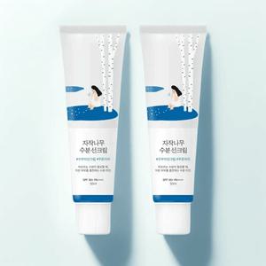 독도 라운드랩 자작나무 수분 선크림50ml 2개