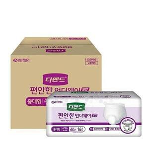 [셀러허브 패션][JH25P8TR_52CP]언더웨어 일반 중대형 기저귀 16매x4팩