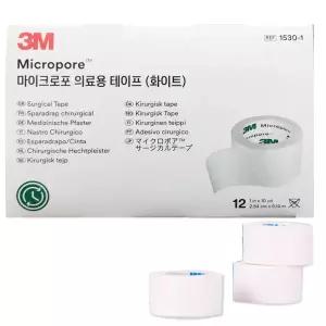 3M 종이반창고 (마이크로포) 흰색 1530-1 12롤