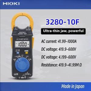 HIOKI 3280-10F 디지털 클램프 미터, AC 전류 41.99 - 1000A, 3개 범위, 포함 ° C~65 넓은 작동 온도
