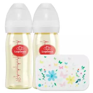 루피너스 PPSU 젖병 240ml 트윈팩 스킨 세트젖병 아기젖병 베이비젖병 PPSU젖병