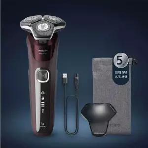 전기면도기  SkinIQ 5000 시리즈  S5881/12 버건디 레드