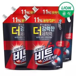 [On] 비트 스트롱 세븐 액체세제 2.22L 리필 x 4개 일반 드럼 겸용